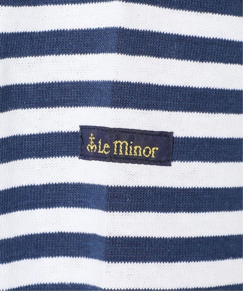 SLOBE IENA（スローブイエナ）の「【LE MINOR/ルミノア】SLOBE別注ボーダーカットソー【洗濯機洗い可】◆（Tシャツ/カットソー・レディース・ブラック/ネイビー/レッド・FREE）」の19枚目の写真