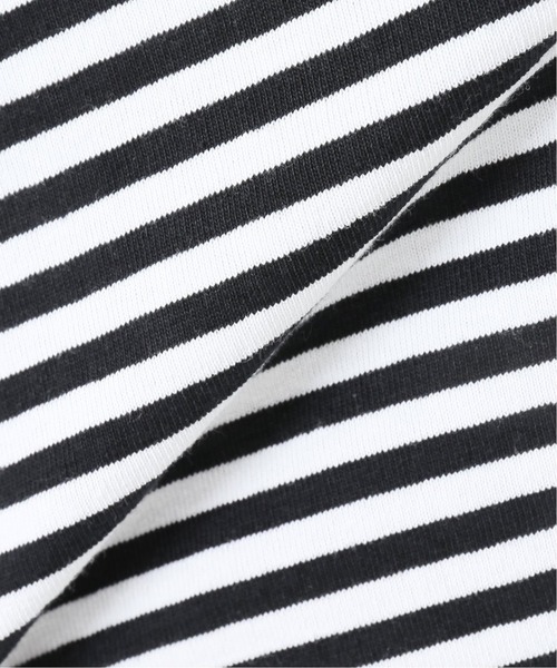 SLOBE IENA（スローブイエナ）の「【LE MINOR/ルミノア】SLOBE別注ボーダーカットソー【洗濯機洗い可】◆（Tシャツ/カットソー・レディース・ブラック/ネイビー/レッド・FREE）」の22枚目の写真