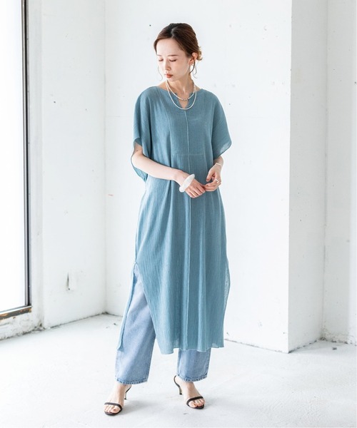 IENA - IENA LA BOUCLE アラン編みバックリボンプルオーバー IENA LA BOUCLE アラン編みバックリボンプルオーバー