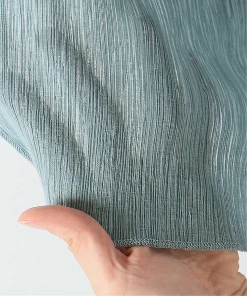 IENA LA BOUCLE(イエナラブークル)の「IENA LA BOUCLE コットンクレープ ロングプルオーバー◆(Tシャツ/カットソー・レディース・ブラック/ブルー・FREE)」の18枚目の写真