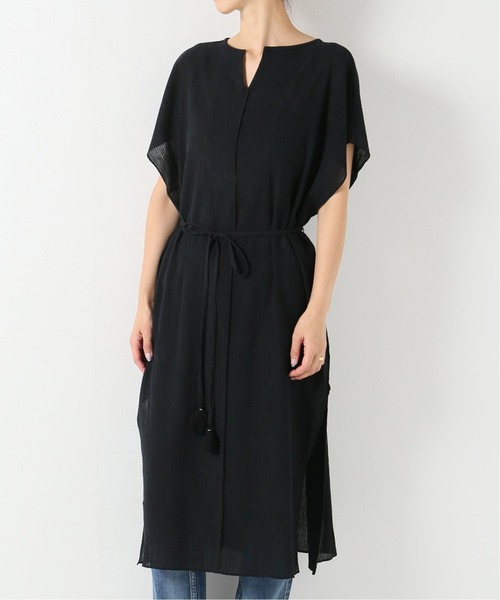 【新品】IENA LA BOUCLE ウールビエラ ロングシャツ 新品】IENA LA BOUCLE ウールビエラ ロングシャツ