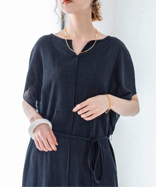 【新品】IENA LA BOUCLE ウールビエラ ロングシャツ IENA LA BOUCLE（イエナラブークル）の「IENA LA BOUCLE