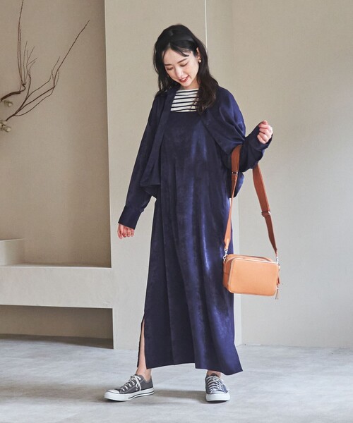 coen(コーエン)の「ボックスワイドショルダーバッグ(ショルダーバッグ・レディース・ブラック/オフホワイト/ブラウン・FREE)」の20枚目の写真