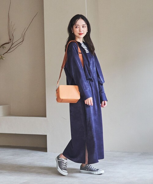 coen(コーエン)の「ボックスワイドショルダーバッグ(ショルダーバッグ・レディース・ブラック/オフホワイト/ブラウン・FREE)」の21枚目の写真