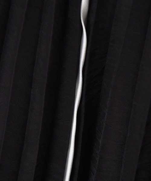 RAW FUDGE（ローファッジ）の「シャンブレーオーガンジープリースカート（スカート・レディース・ブラック/ベージュ/パープル・M）」の6枚目の写真