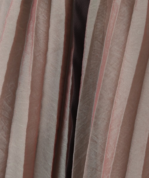 RAW FUDGE（ローファッジ）の「シャンブレーオーガンジープリースカート（スカート・レディース・ブラック/ベージュ/パープル・M）」の16枚目の写真