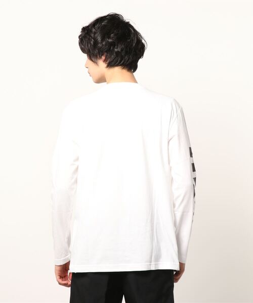 MIDWEST(ミッドウエスト)の「ANREALAGE(アンリアレイジ)×EXIT “ANREALAGEXIT”フラッシュロゴロングTシャツ(Tシャツ/カットソー・メンズ・ホワイト・MEDIUM/LARGE)」の3枚目の写真