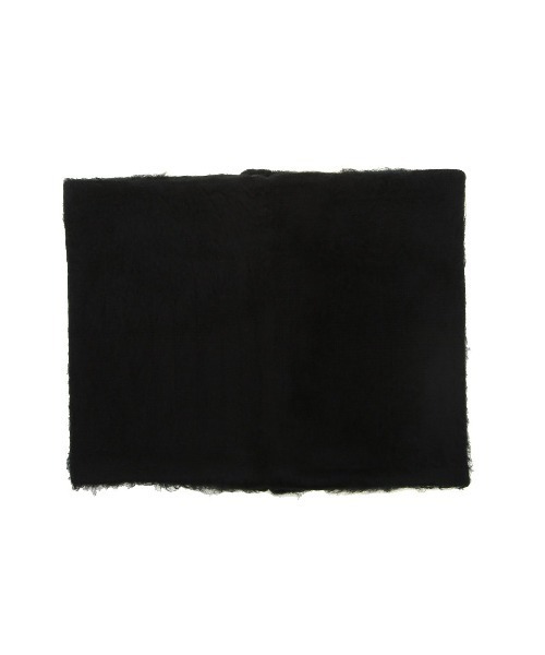GOLD（ゴールド）の「GOLD / ゴールド：SILK BRUSHED KNIT NECK WARMER：21B-GL02682[MUS]（ネックウォーマー/スヌード・メンズ・ブラック/チャコールグレー・FREE）」の3枚目の写真