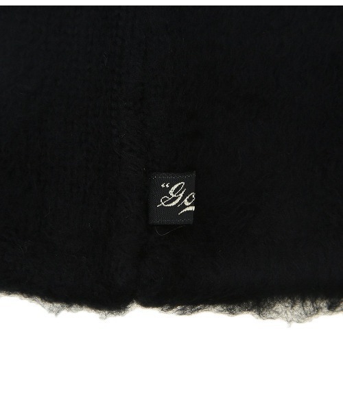 GOLD（ゴールド）の「GOLD / ゴールド：SILK BRUSHED KNIT NECK WARMER：21B-GL02682[MUS]（ネックウォーマー/スヌード・メンズ・ブラック/チャコールグレー・FREE）」の5枚目の写真