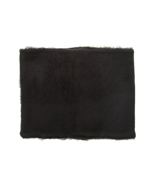 GOLD（ゴールド）の「GOLD / ゴールド：SILK BRUSHED KNIT NECK WARMER：21B-GL02682[MUS]（ネックウォーマー/スヌード・メンズ・ブラック/チャコールグレー・FREE）」の6枚目の写真