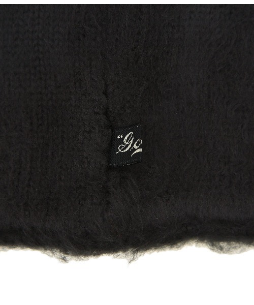 GOLD（ゴールド）の「GOLD / ゴールド：SILK BRUSHED KNIT NECK WARMER：21B-GL02682[MUS]（ネックウォーマー/スヌード・メンズ・ブラック/チャコールグレー・FREE）」の8枚目の写真