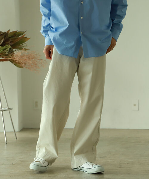 BEAMS LIGHTS（ビームスライツ）の「BEAMS LIGHTS / コットン チノパンツ（チノパンツ・メンズ・アイボリー/ベージュ系その他・1/2/0/4/3）」の3枚目の写真
