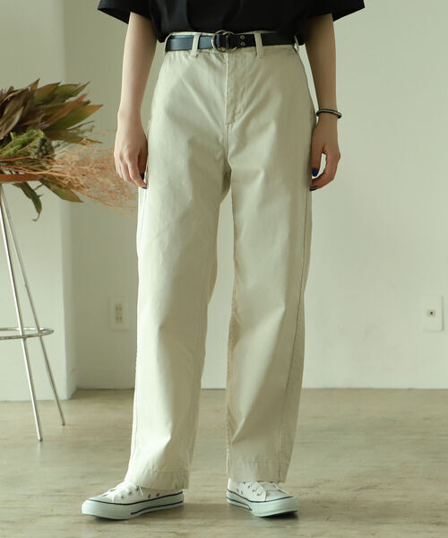 BEAMS LIGHTS（ビームスライツ）の「BEAMS LIGHTS / コットン チノパンツ（チノパンツ・メンズ・アイボリー/ベージュ系その他・1/2/0/4/3）」の17枚目の写真