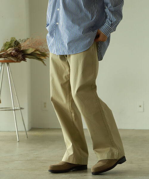 BEAMS LIGHTS（ビームスライツ）の「BEAMS LIGHTS / コットン チノパンツ（チノパンツ・メンズ・アイボリー/ベージュ系その他・1/2/0/4/3）」の5枚目の写真
