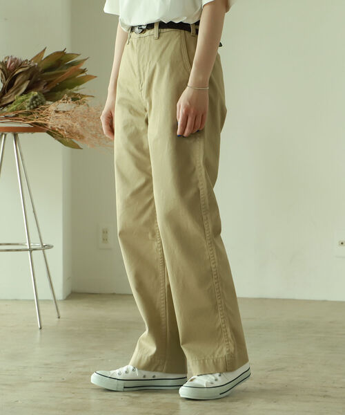 BEAMS LIGHTS（ビームスライツ）の「BEAMS LIGHTS / コットン チノパンツ（チノパンツ・メンズ・アイボリー/ベージュ系その他・1/2/0/4/3）」の13枚目の写真