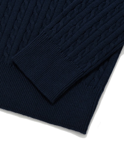 KIRSH(キルシー)の「A'GEM/9 × .kom『KIRSH/キルシー』SMALL CHERRY ROUND KNIT/スモールチェリー クロップド丈 ラウンドニットソー(ニット/セーター・レディース・ネイビー/グレー/グリーン・FREE)」の20枚目の写真