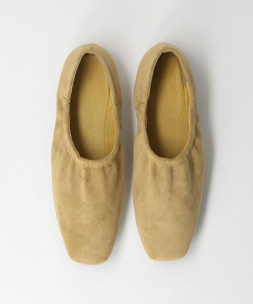 BEAUTY&YOUTH UNITED ARROWS(ビューティーアンドユースユナイテッドアローズ)の「BY ギャザーフラット シューズ◆(その他シューズ・レディース・ブラック/ライム・38/36/37/35h/36h/37h)」の8枚目の写真