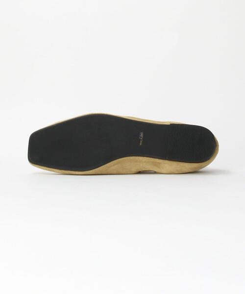 BEAUTY&YOUTH UNITED ARROWS(ビューティーアンドユースユナイテッドアローズ)の「BY ギャザーフラット シューズ◆(その他シューズ・レディース・ブラック/ライム・38/36/37/35h/36h/37h)」の4枚目の写真