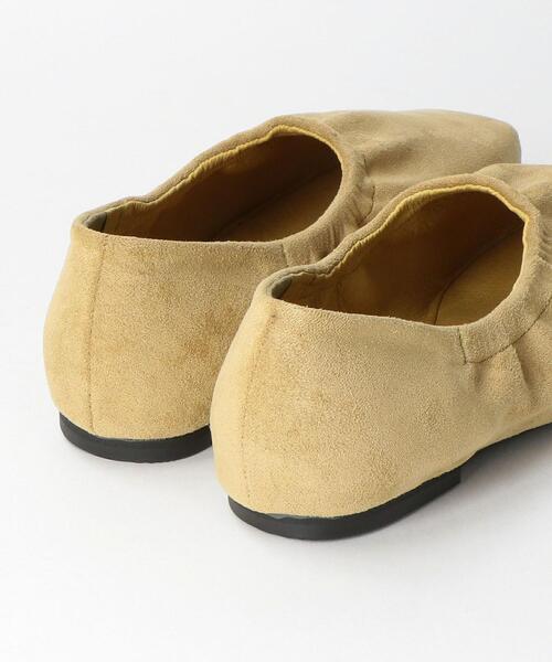 BEAUTY&YOUTH UNITED ARROWS(ビューティーアンドユースユナイテッドアローズ)の「BY ギャザーフラット シューズ◆(その他シューズ・レディース・ブラック/ライム・38/36/37/35h/36h/37h)」の9枚目の写真