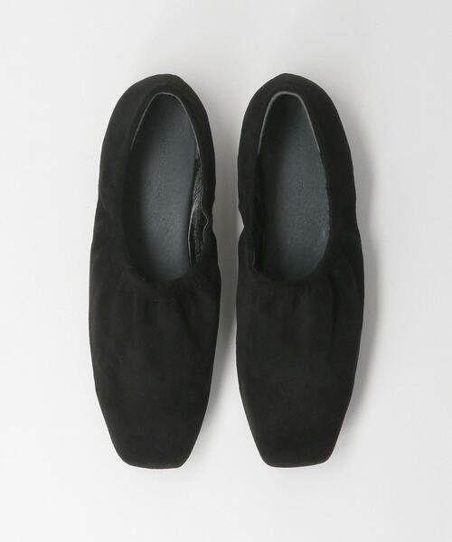 BEAUTY&YOUTH UNITED ARROWS(ビューティーアンドユースユナイテッドアローズ)の「BY ギャザーフラット シューズ◆(その他シューズ・レディース・ブラック/ライム・38/36/37/35h/36h/37h)」の10枚目の写真