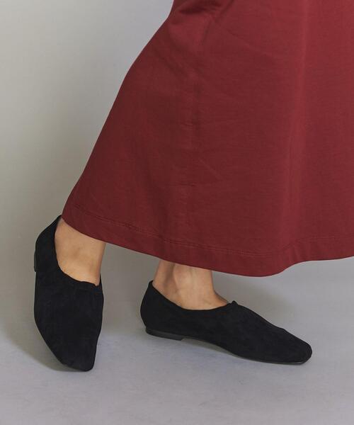 BEAUTY&YOUTH UNITED ARROWS(ビューティーアンドユースユナイテッドアローズ)の「BY ギャザーフラット シューズ◆(その他シューズ・レディース・ブラック/ライム・38/36/37/35h/36h/37h)」の12枚目の写真