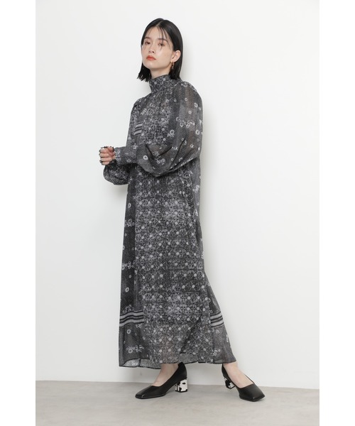 ROSE BUD(ローズバッド)の「キルトプリントワンピース(ワンピース・レディース・ブラック/レッド・ONE SIZE)」の12枚目の写真