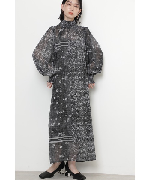 ROSE BUD(ローズバッド)の「キルトプリントワンピース(ワンピース・レディース・ブラック/レッド・ONE SIZE)」の15枚目の写真