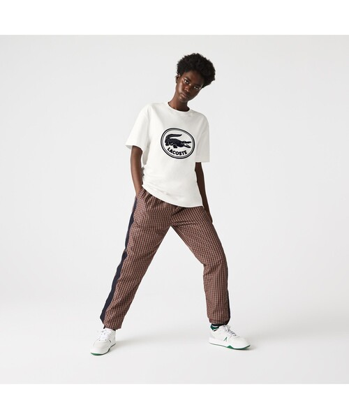 LACOSTE(ラコステ)の「オーガニックコットン3DプリントクルーネックTシャツ(Tシャツ/カットソー・メンズ・ブラック/イエロー/ホワイト/ライトピンク/スカイブルー・L/XS/S/M)」の2枚目の写真