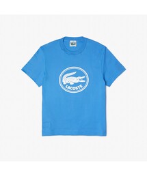 オーガニックコットン3DプリントクルーネックTシャツ
