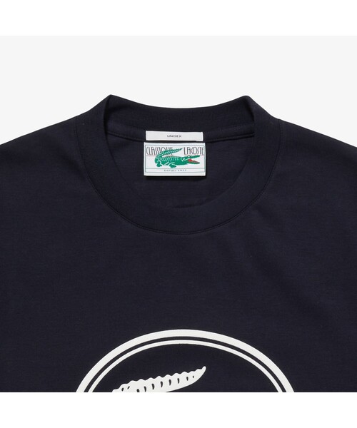 LACOSTE(ラコステ)の「オーガニックコットン3DプリントクルーネックTシャツ(Tシャツ/カットソー・メンズ・ブラック/イエロー/ホワイト/ライトピンク/スカイブルー・L/XS/S/M)」の7枚目の写真