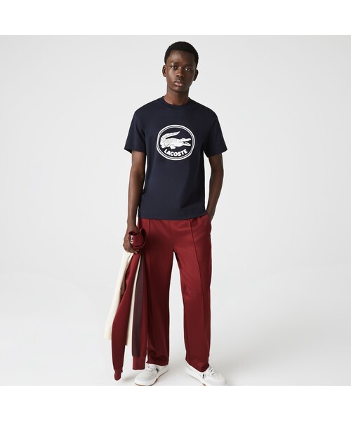 LACOSTE(ラコステ)の「オーガニックコットン3DプリントクルーネックTシャツ(Tシャツ/カットソー・メンズ・ブラック/イエロー/ホワイト/ライトピンク/スカイブルー・L/XS/S/M)」の14枚目の写真