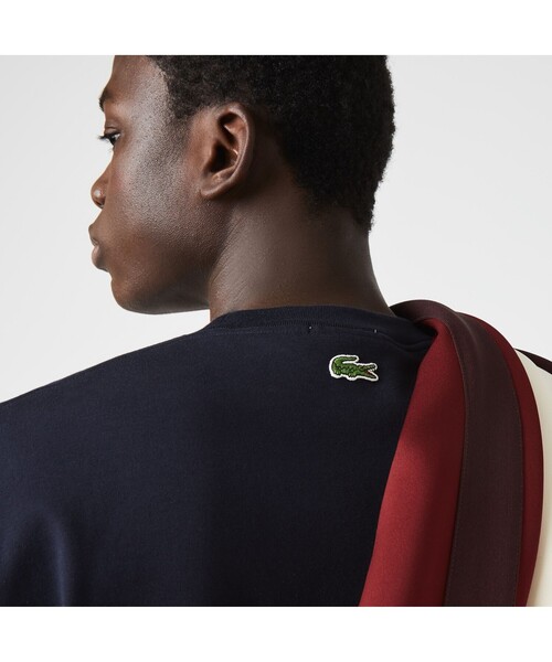 LACOSTE(ラコステ)の「オーガニックコットン3DプリントクルーネックTシャツ(Tシャツ/カットソー・メンズ・ブラック/イエロー/ホワイト/ライトピンク/スカイブルー・L/XS/S/M)」の17枚目の写真