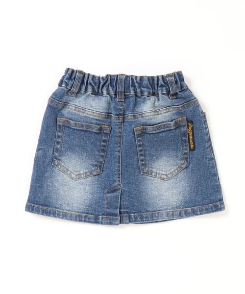 RUGGEDWORKS（ラゲッドワークス）の「《セットアップ可能》　デニムトスカート（デニムスカート・キッズ・サックスブルー/ブルー・90/100/110/120/130/140/150）」の6枚目の写真