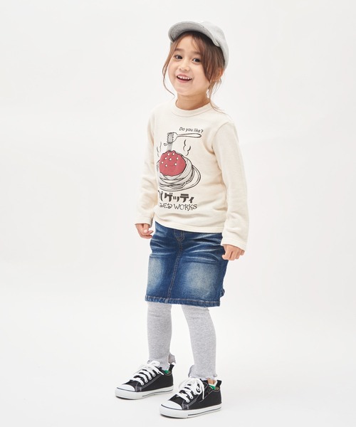 RUGGEDWORKS（ラゲッドワークス）の「《セットアップ可能》　デニムトスカート（デニムスカート・キッズ・サックスブルー/ブルー・90/100/110/120/130/140/150）」の15枚目の写真