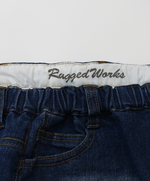 RUGGEDWORKS（ラゲッドワークス）の「《セットアップ可能》　デニムトスカート（デニムスカート・キッズ・サックスブルー/ブルー・90/100/110/120/130/140/150）」の11枚目の写真