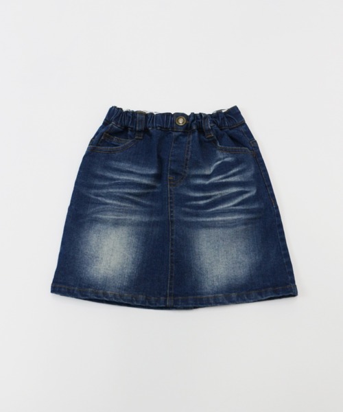 RUGGEDWORKS（ラゲッドワークス）の「《セットアップ可能》　デニムトスカート（デニムスカート・キッズ・サックスブルー/ブルー・90/100/110/120/130/140/150）」の13枚目の写真
