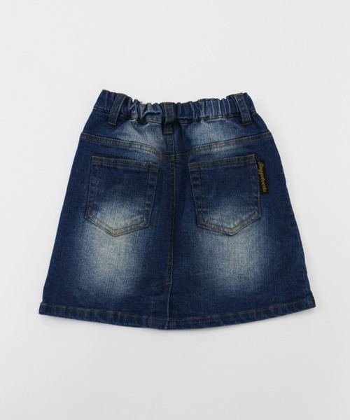 RUGGEDWORKS（ラゲッドワークス）の「《セットアップ可能》　デニムトスカート（デニムスカート・キッズ・サックスブルー/ブルー・90/100/110/120/130/140/150）」の3枚目の写真