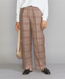 BEAUTY&YOUTH UNITED ARROWS | BY チェックイージータックワイド パンツ -ウォッシャブル-(その他パンツ)