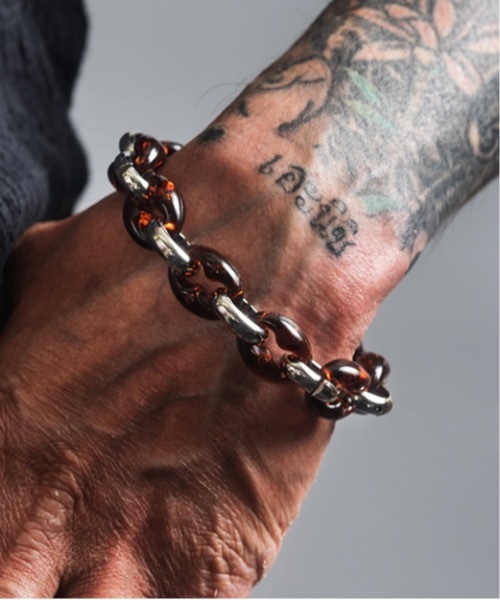 GARA(ガラ)の「GARA:WISDOM BRACELET(ブレスレット・メンズ・ブラウン/ブラック・L/M)」の2枚目の写真