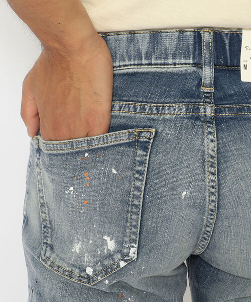 surt(サート)の「SURT (サート)VINTAGE PENKI DENIM/ヴィンテージペンキデニム(デニムパンツ・メンズ・インディゴブルー・SMALL/X-SMALL/MEDIUM/LARGE)」の7枚目の写真