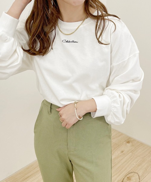 apres jour clair（アプレジュールクレア）の「【apres jour clair】チビロゴロンT【ZOZOTOWN限定アイテム】（Tシャツ/カットソー・レディース・オフホワイト/アイボリー・X-LARGE/フリー）」の22枚目の写真