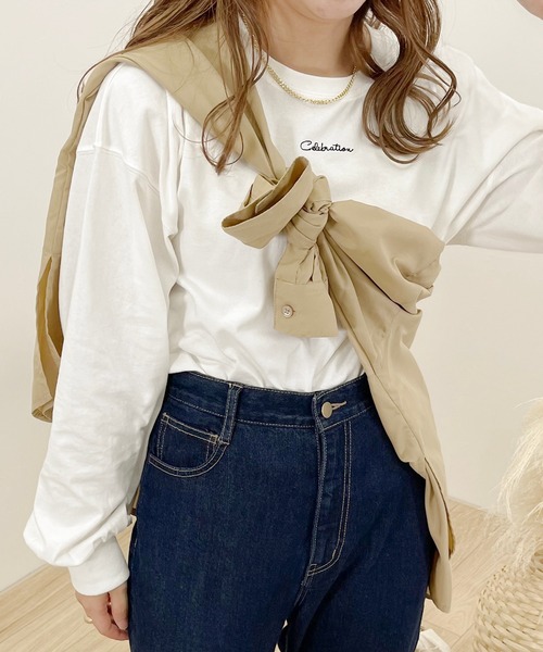 apres jour clair（アプレジュールクレア）の「【apres jour clair】チビロゴロンT【ZOZOTOWN限定アイテム】（Tシャツ/カットソー・レディース・オフホワイト/アイボリー・X-LARGE/フリー）」の20枚目の写真