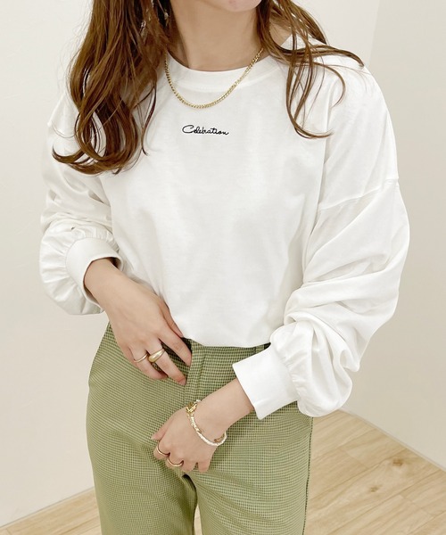 apres jour clair（アプレジュールクレア）の「【apres jour clair】チビロゴロンT【ZOZOTOWN限定アイテム】（Tシャツ/カットソー・レディース・オフホワイト/アイボリー・X-LARGE/フリー）」の17枚目の写真