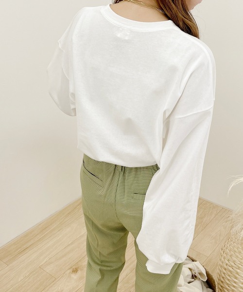 apres jour clair（アプレジュールクレア）の「【apres jour clair】チビロゴロンT【ZOZOTOWN限定アイテム】（Tシャツ/カットソー・レディース・オフホワイト/アイボリー・X-LARGE/フリー）」の11枚目の写真