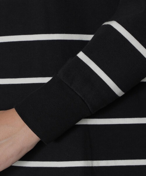 MACKINTOSH LONDON（マッキントッシュ ロンドン）の「ラガーボーダーポロシャツ（ポロシャツ・メンズ・ブラック・LL/M/L）」の7枚目の写真