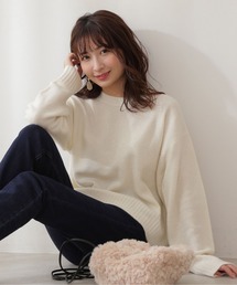PROPORTION BODY DRESSING | フォックスクルーネックニット / 1211270001(ニット/セーター)