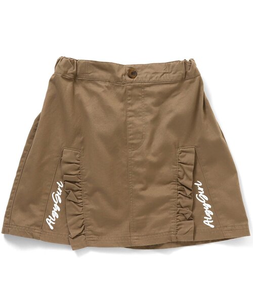 algy(アルジー)の「/フリルスリット風切替スカート(スカート・キッズ・ブラック/ブラウン/カーキ/ラベンダー・XX-SMALL/X-SMALL/SMALL/MEDIUM)」の3枚目の写真