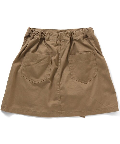 algy(アルジー)の「/フリルスリット風切替スカート(スカート・キッズ・ブラック/ブラウン/カーキ/ラベンダー・XX-SMALL/X-SMALL/SMALL/MEDIUM)」の5枚目の写真