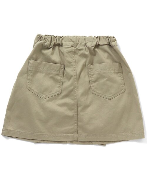 algy(アルジー)の「/フリルスリット風切替スカート(スカート・キッズ・ブラック/ブラウン/カーキ/ラベンダー・XX-SMALL/X-SMALL/SMALL/MEDIUM)」の7枚目の写真