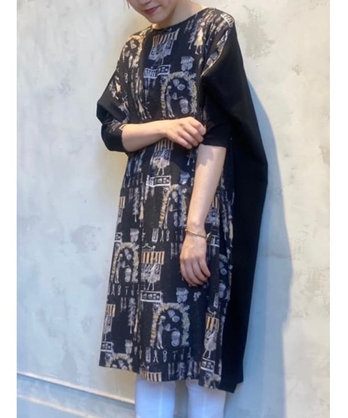 BEARDSLEY(ビアズリー)の「Houseworkマルワンピース(ワンピース・レディース・ブラック/アイボリー・FREE)」の11枚目の写真